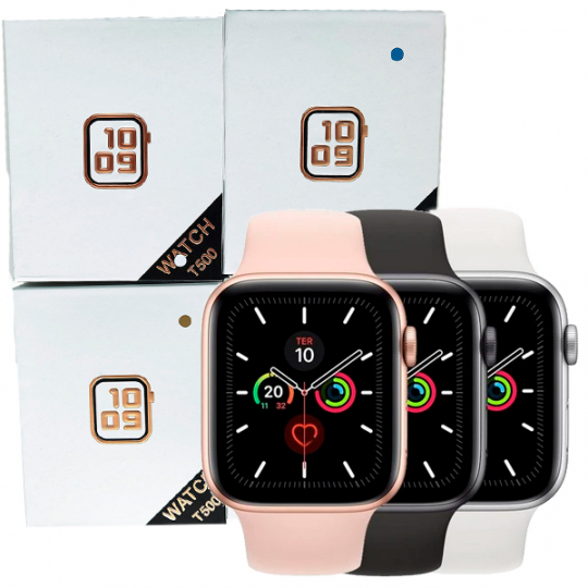 RELOJ SMART WATCH T500 CONTESTA Y RECIBE LLAMADAS, NOTIFICACIONES 