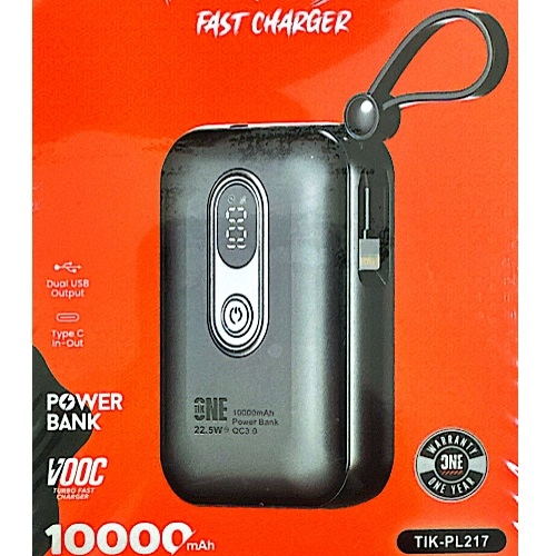 POWER BANK TIK-PL217 10.000MAH 