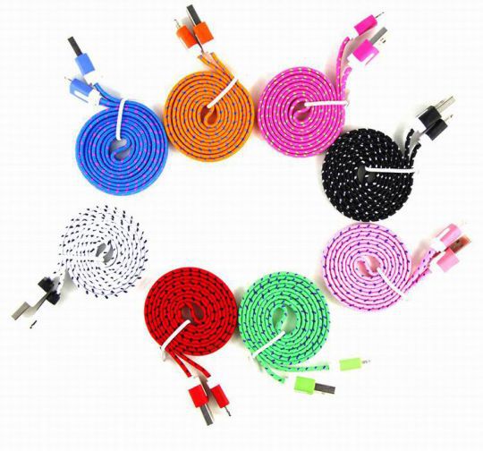 DATA CABLE USB CORDON IPHONE5 3 METROS