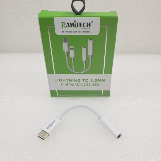 ADAPTADOR CABLE AUDIO TIPO C PARA MANOS LIBRES 
