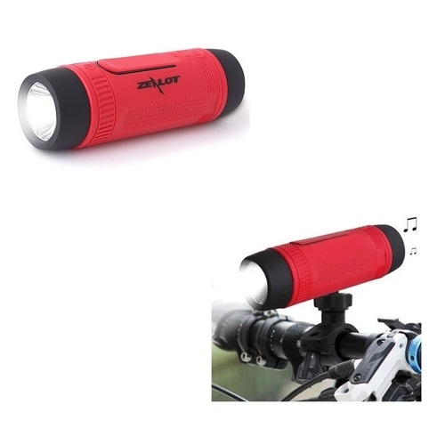 PARLANTE LINTERNA BICICLETA RESISTENTE A LAS SALPICADURAS  