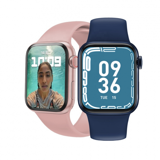 RELOJ INTELIGENTE RESISTENTE AL AGUA IP68 SERIE 7 CON NFC Y CARGADOR INALAMBRICO.. VALDUS
